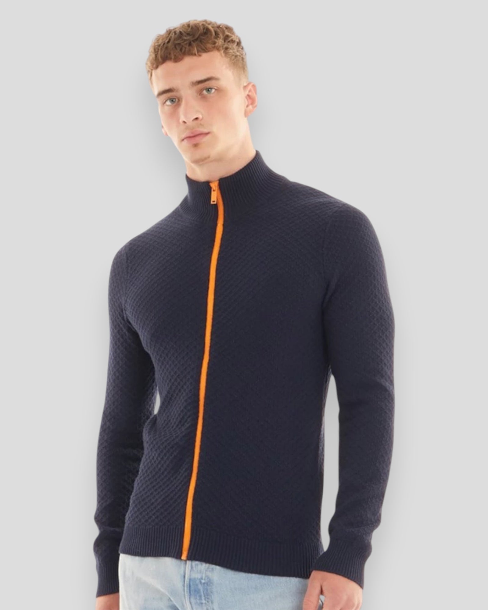 Harbour Zip - Navy