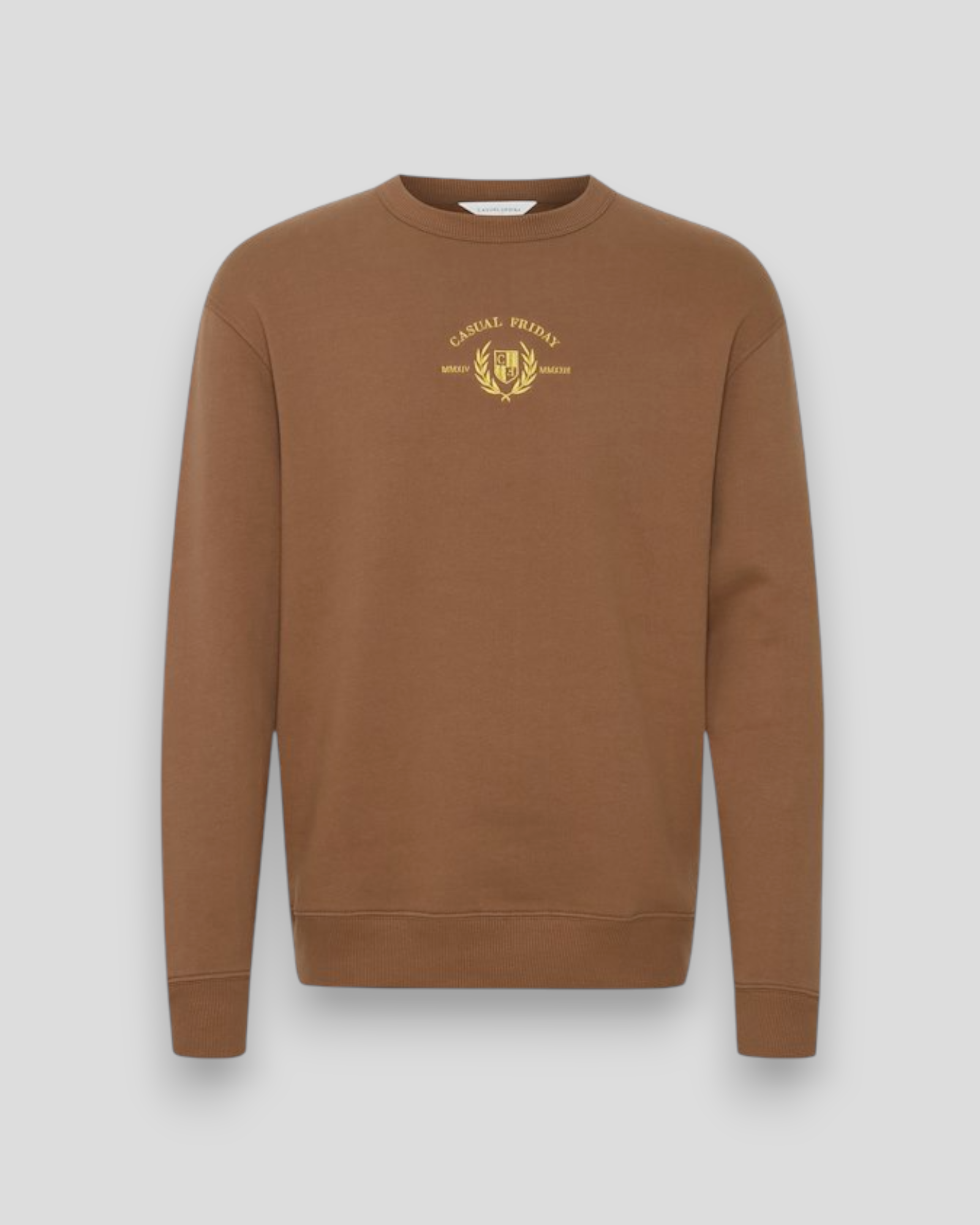 Sage Relaxed Sweatshirt Embroidery - Nutmeg