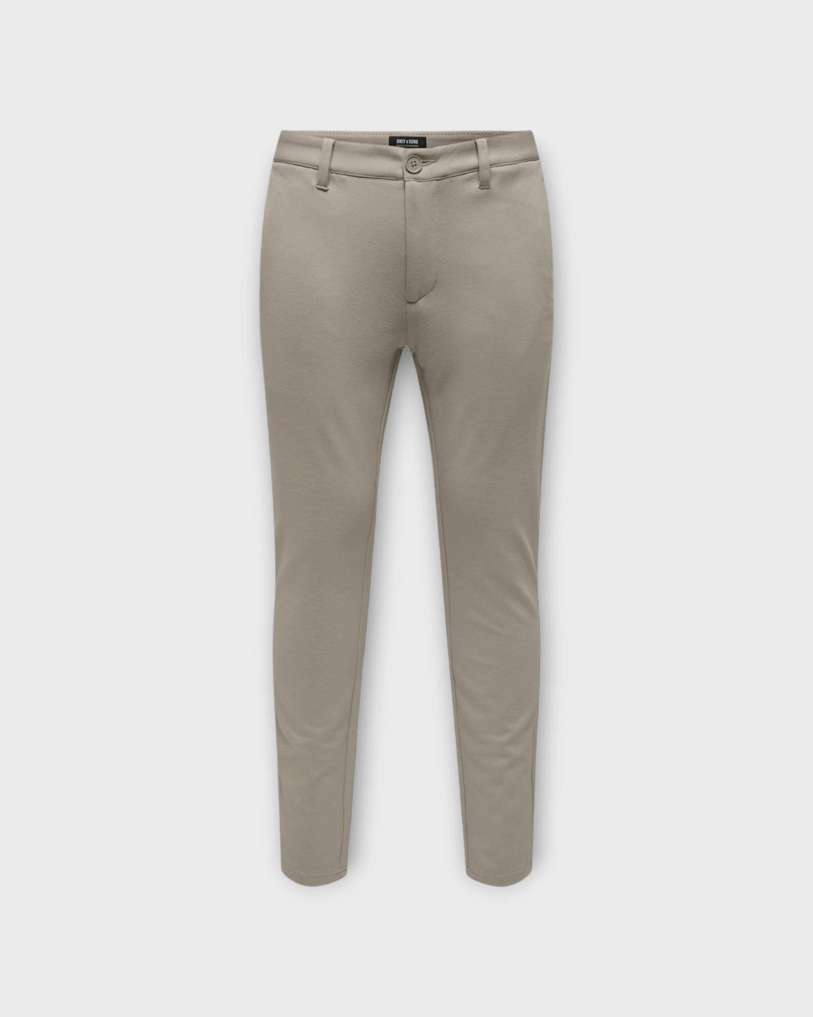 Mark Slim Pant Vintage Khaki - Sandfarvet Only and Sons Bukser til Mænd. Her set forfra.