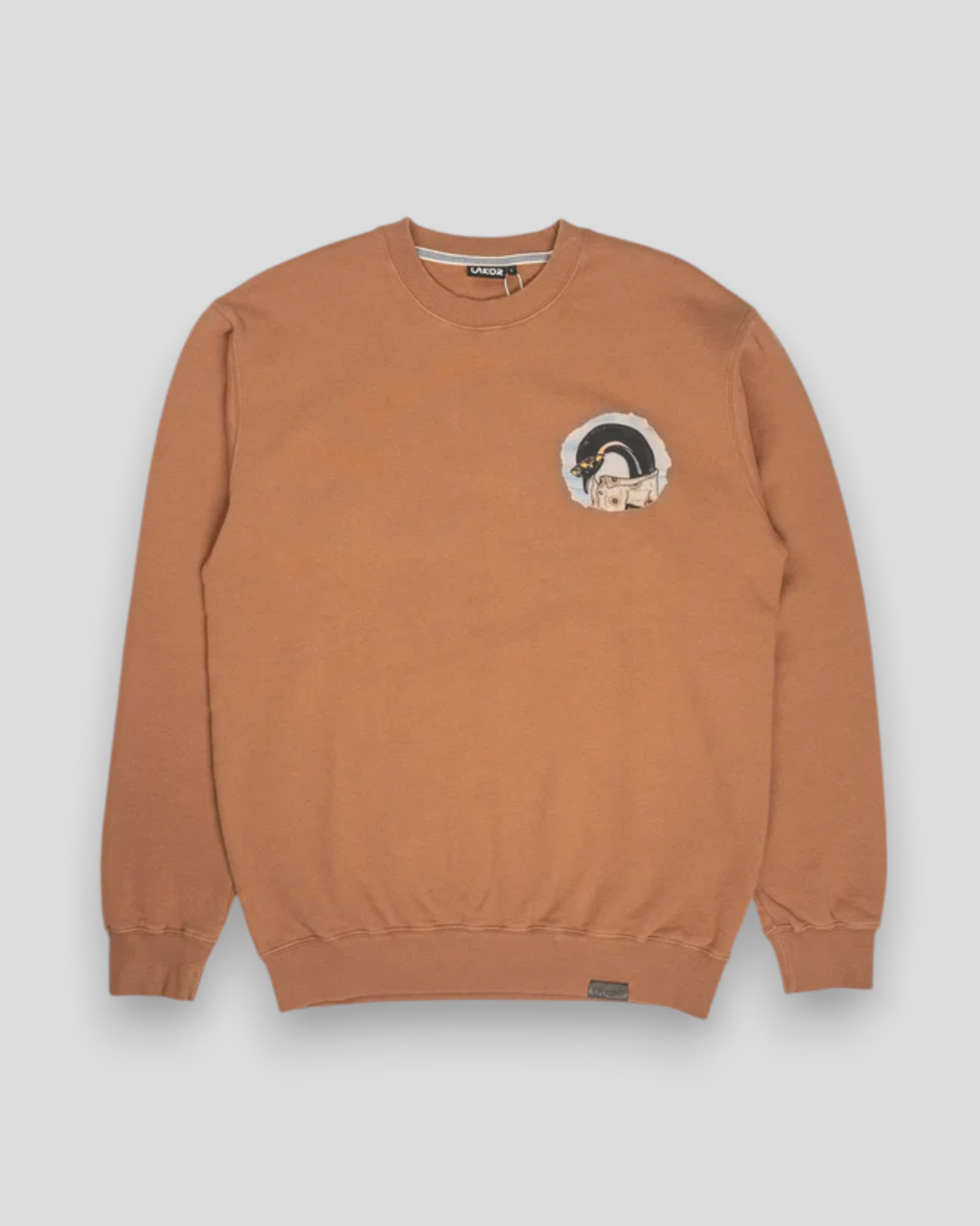 Pool Party Penguin Crewneck - Partridge