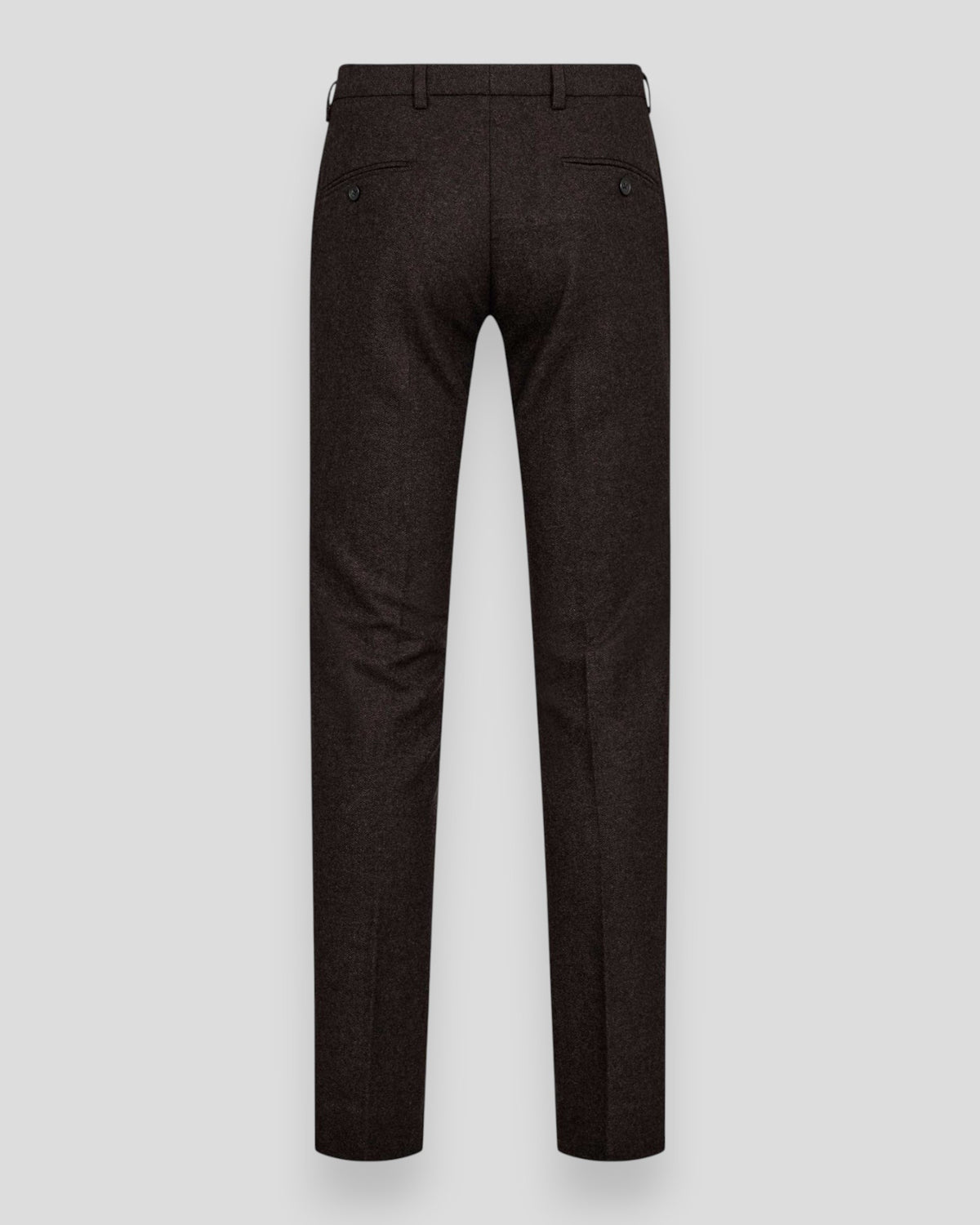 Melliw Classic Fit Suit Pants - Brown