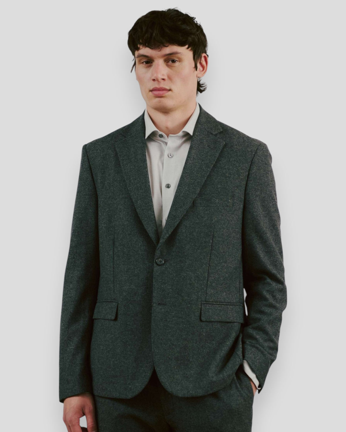 Macron Classic Fit Blazer - Grey