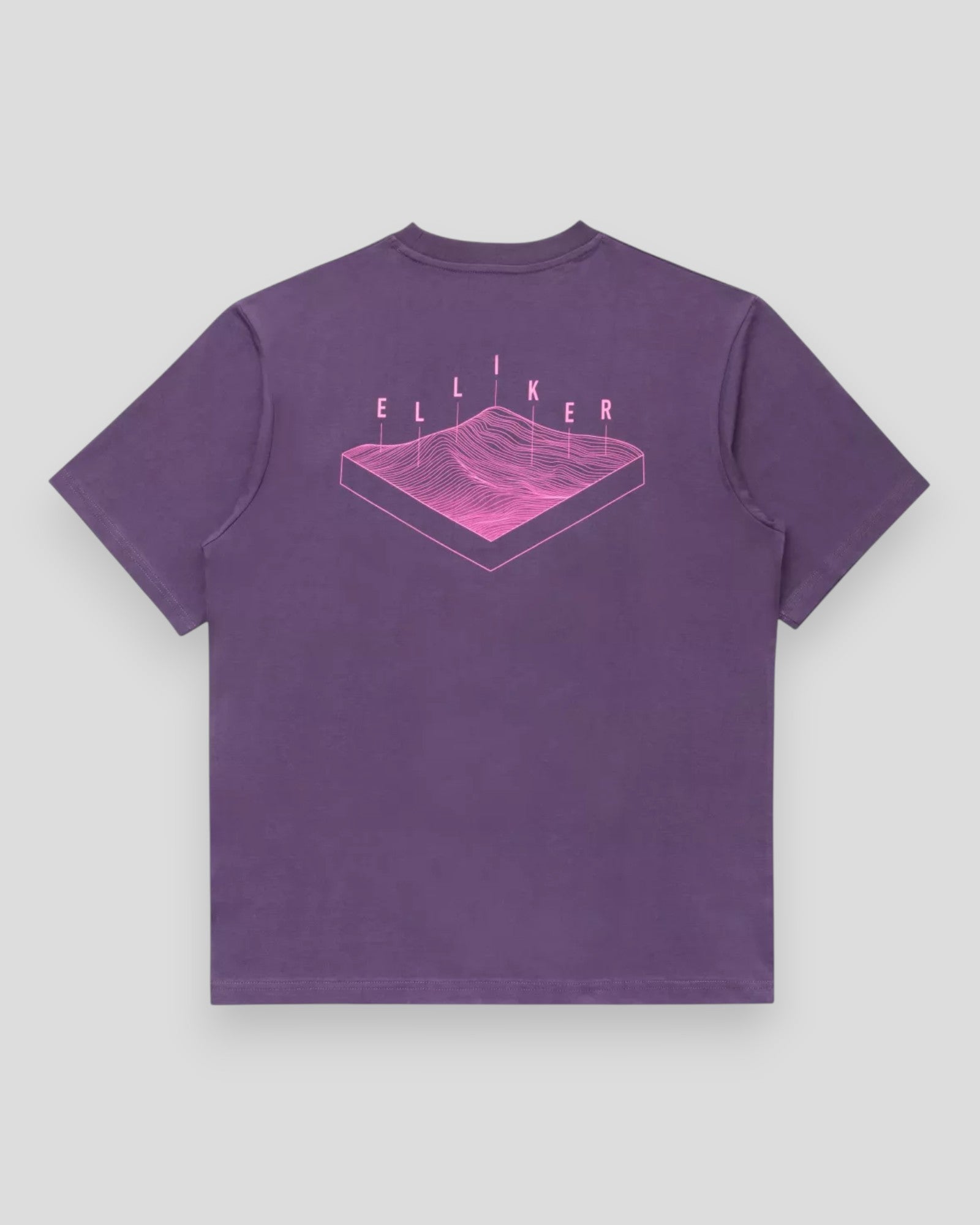 Rill Hill Print Short Sleeve T-Shirt - Purple
