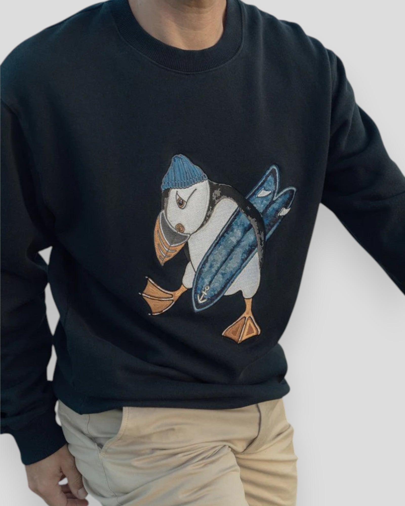 Surf's Up Crewneck - Moonless Night