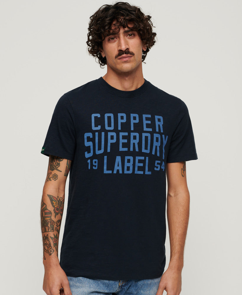 Copper Label Workwear Tee - Eclipse Navy Slub
