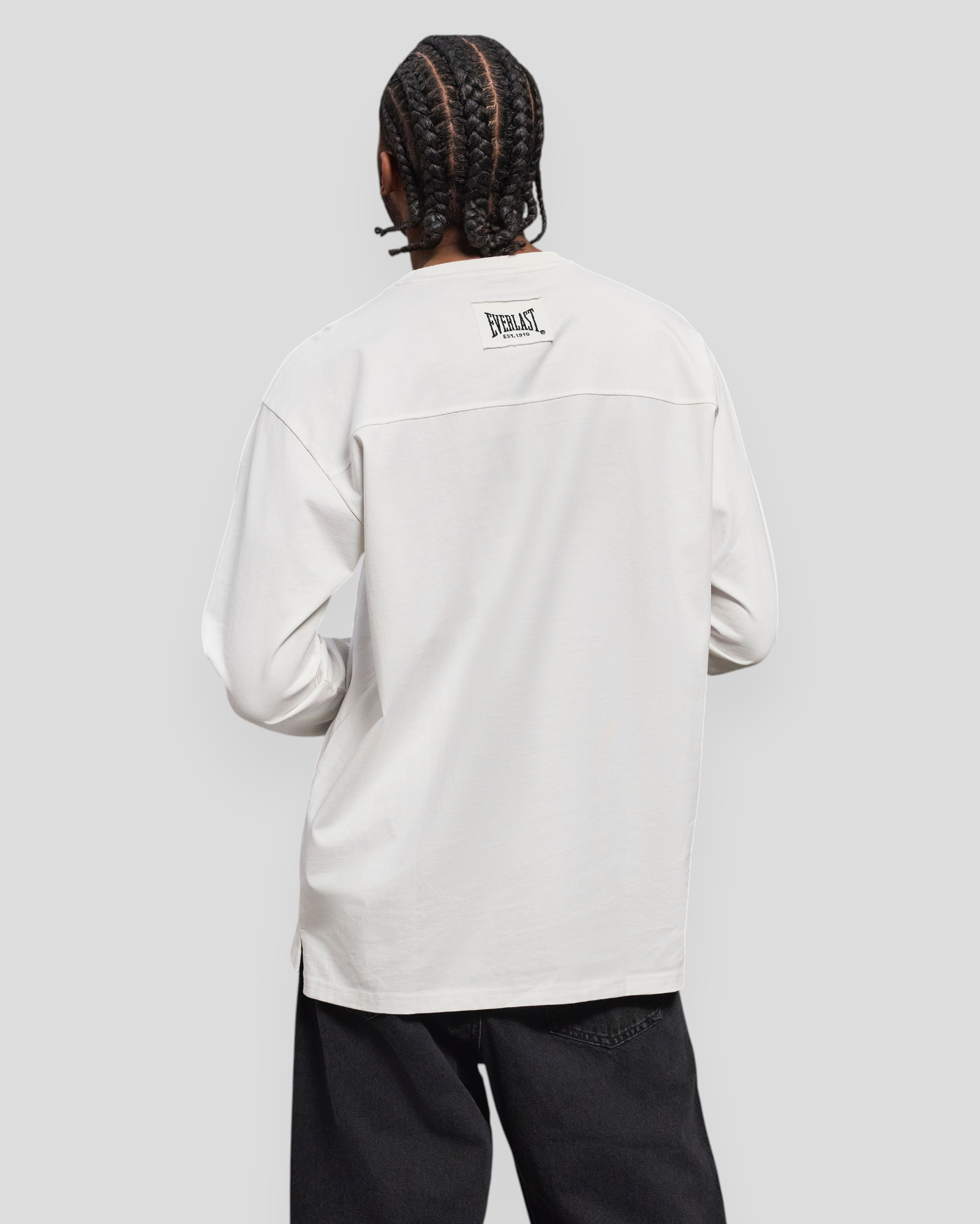 Heavy Box Fit LS Tee - Brilliant White