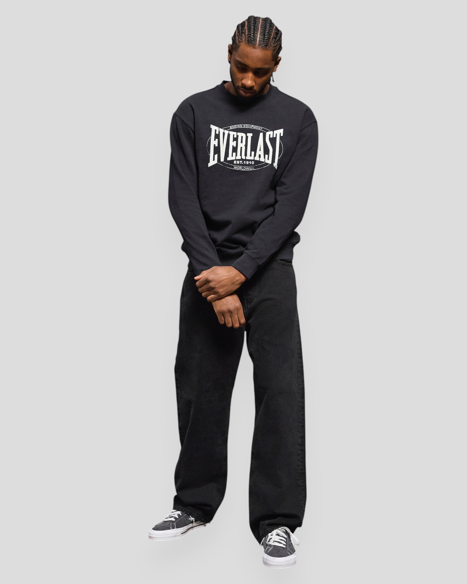Logo Crew Sweat - Black Beauty